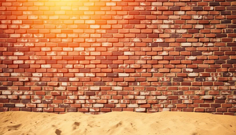 brick sand wall