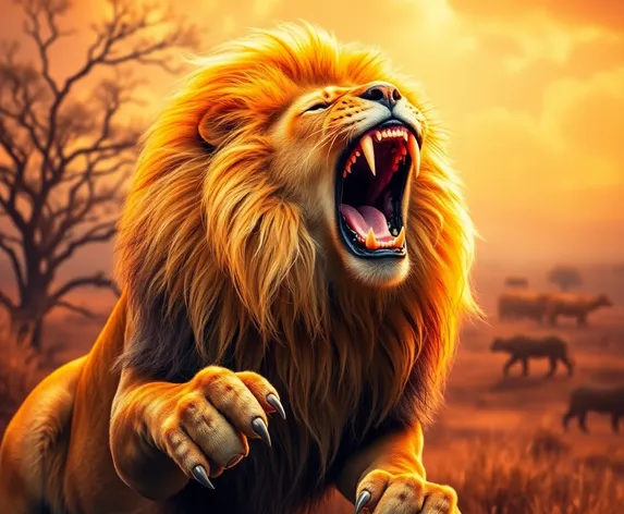 roaring lion pictures