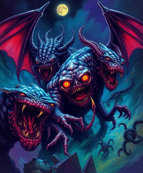 weird monsters artwork