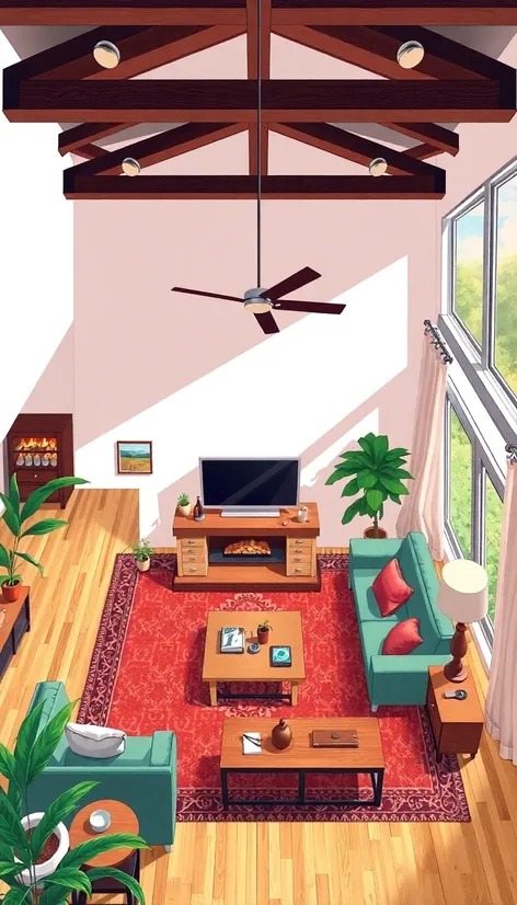 overhead living room clip