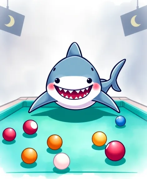 cute shark pool league