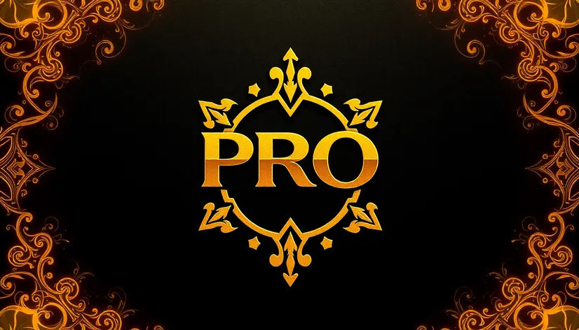 pro logo gold