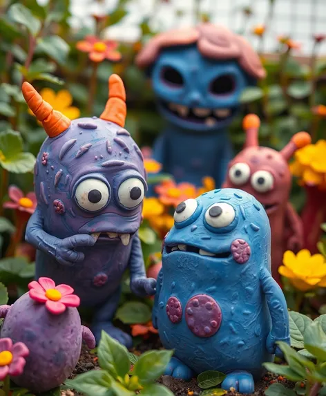 monsters in clay