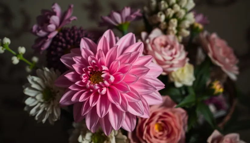 pink dahlia