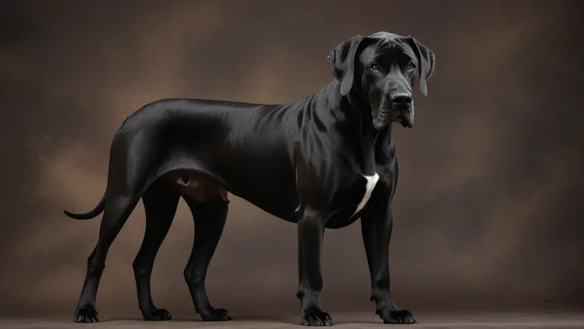 great dane black