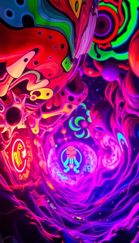 trippy alien art