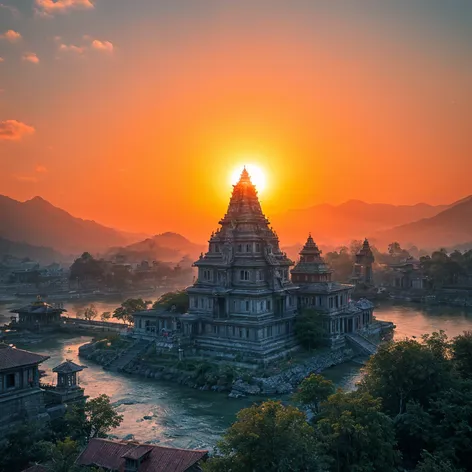 Picture which shyambhunath temple