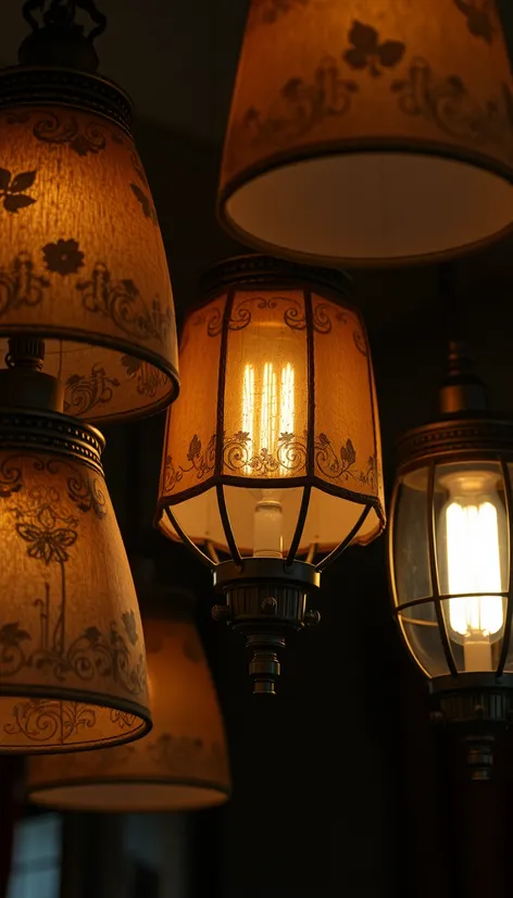 vintage lamp shades