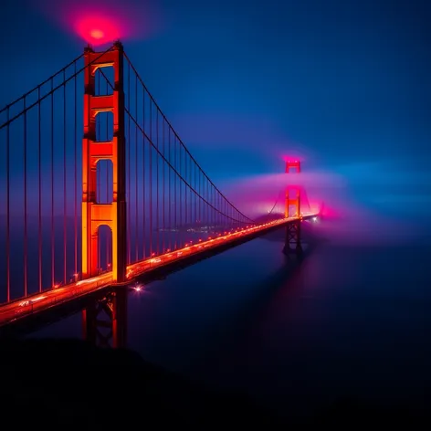 night golden gate bridge