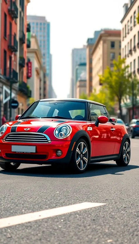 red mini cooper