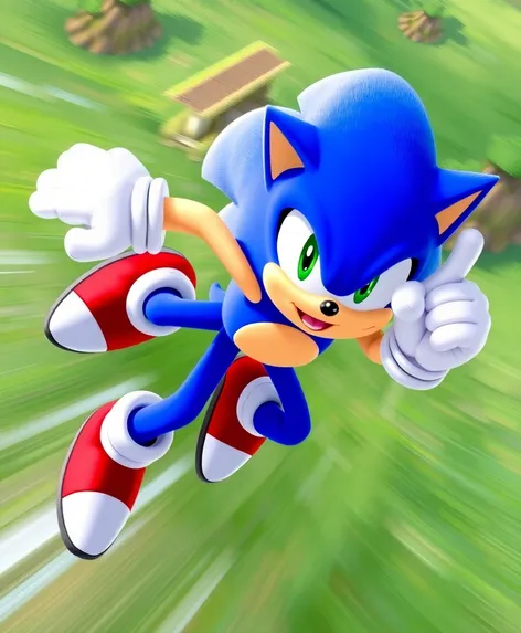 sonic the hedgehog render