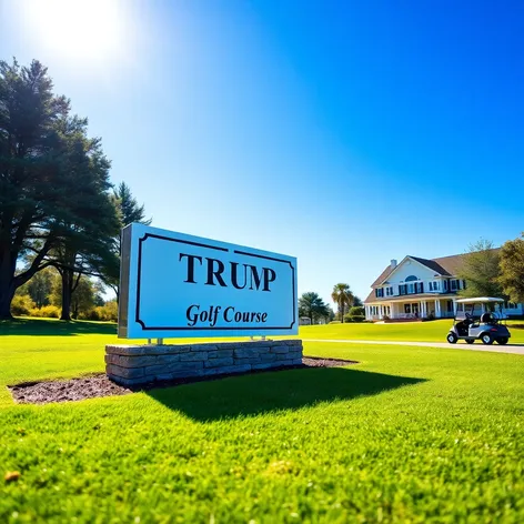 picture trump golf course