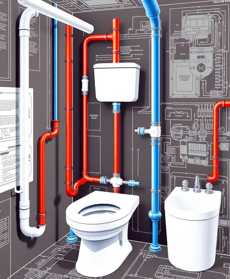 toilet plumbing diagram