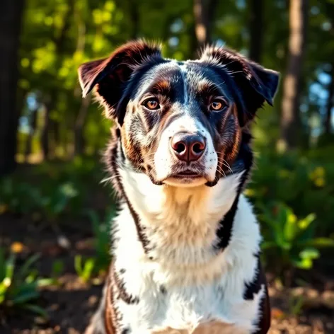 border collie and lab