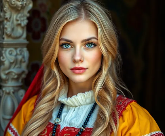 blonde hair russian