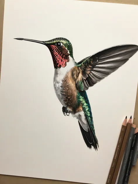 hummingbird drawing