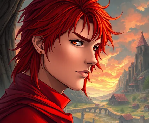 red hair male