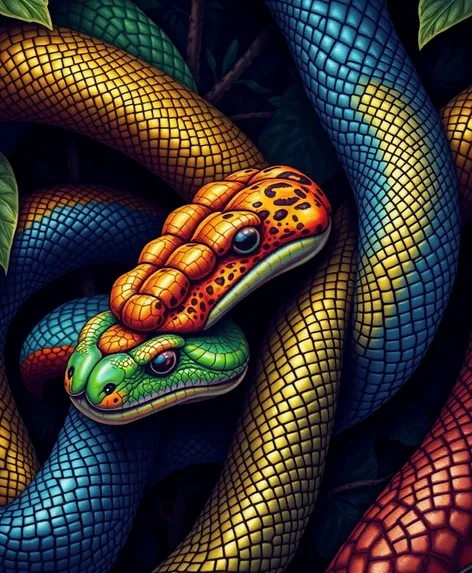 snakes animal drawing