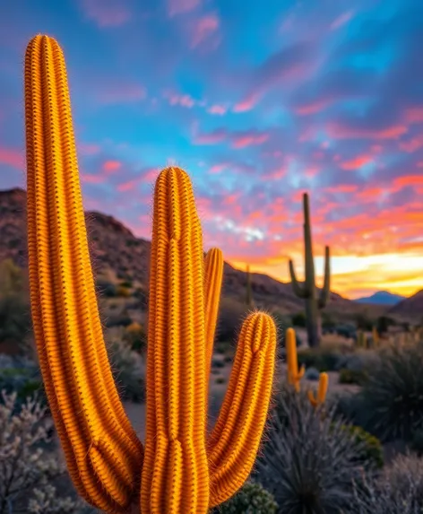 the yellow cactus