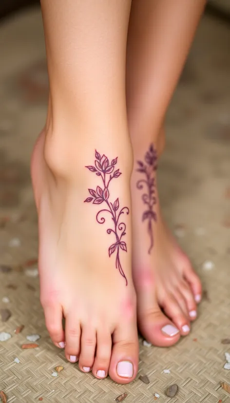 tattoos for ladies feet