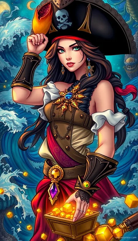 fantasy female pirate