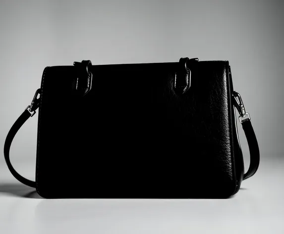 black and white purse