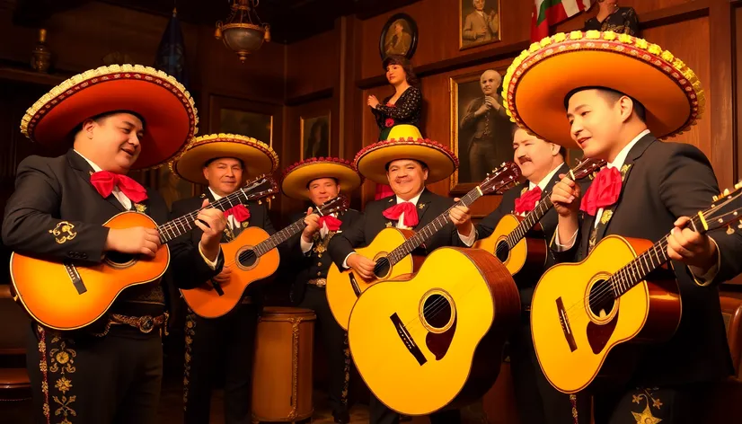 vintage mariachi concert