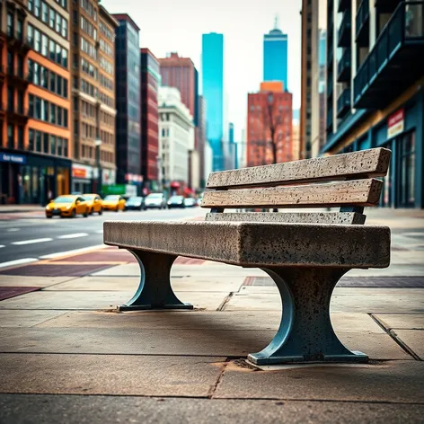 concrete bench