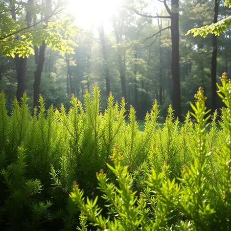 tall bushes