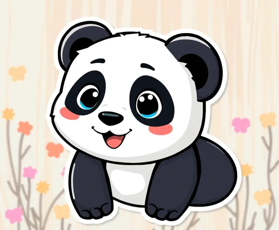 panda emoticon stickers