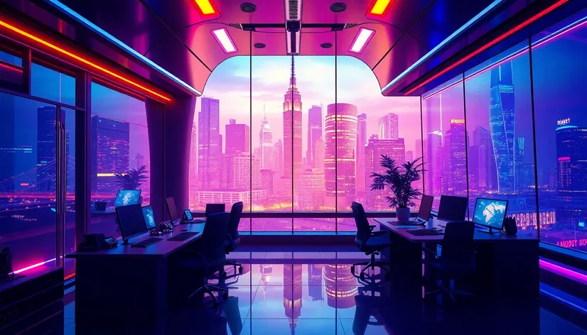 futuristic office