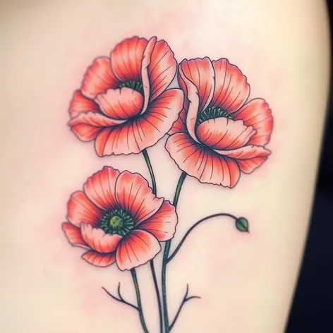 poppies tattoo