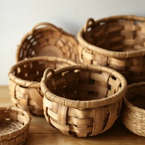 wooden baskets