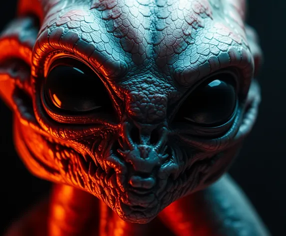 alien with black eyes