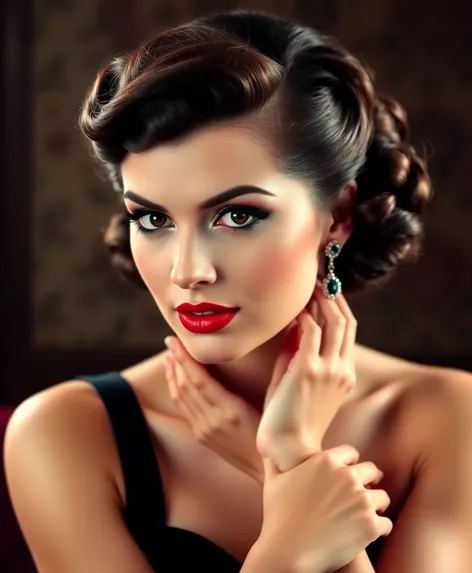 1940s pin up hair