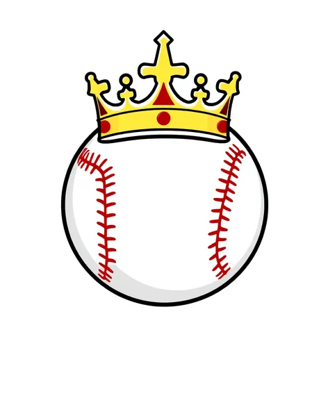 baseball logo king baseball