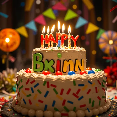 Happy Birthday Brian cake