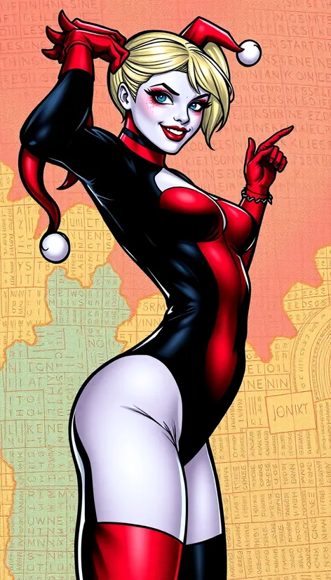 harley quinn leotard