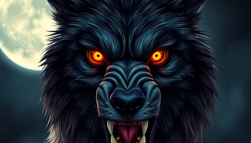 werewolf head