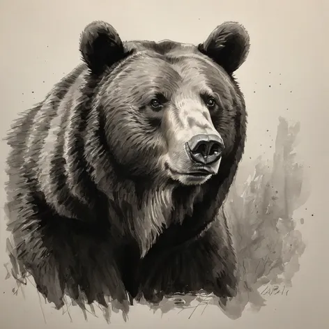 bear sketch