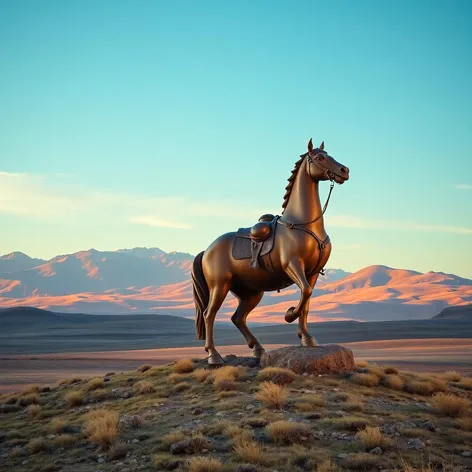 genghis khan equestrian statue