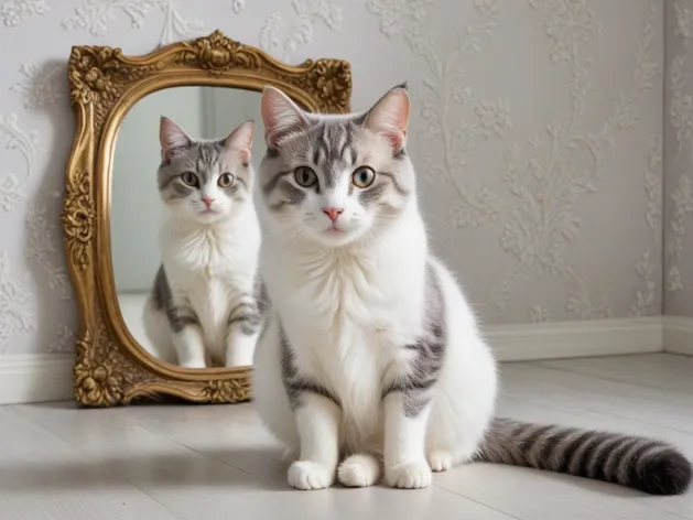 mirror cat