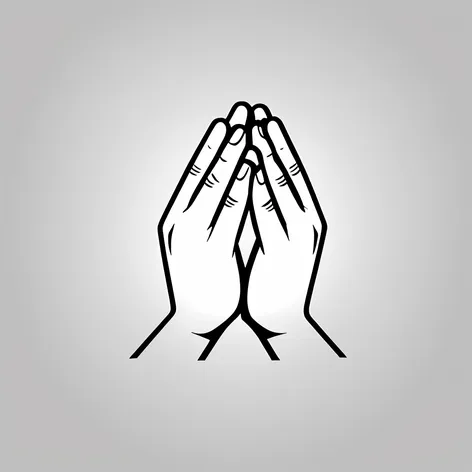 create praying hands