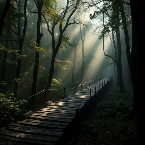 wooden bridges