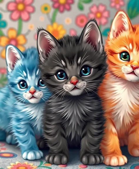 kittens coloring pages