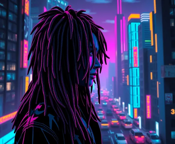 cyberpunk dreads