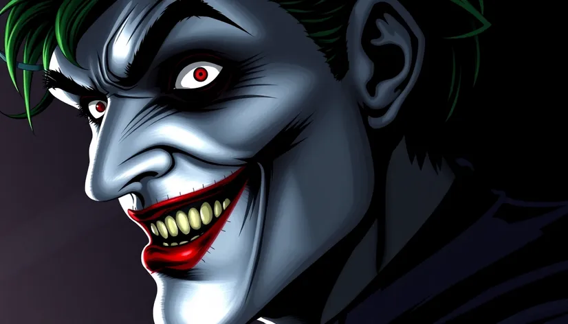 the batman joker face