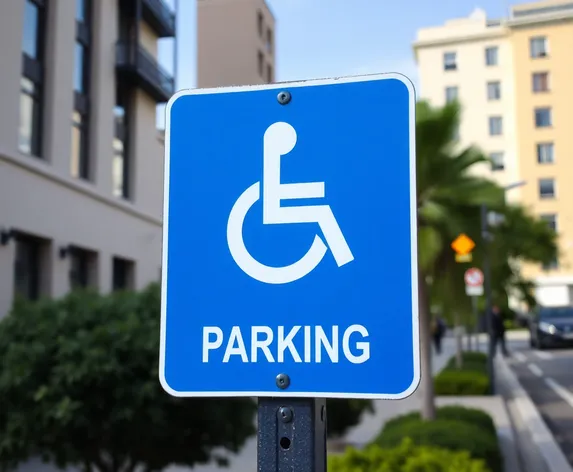 accessible parking sign