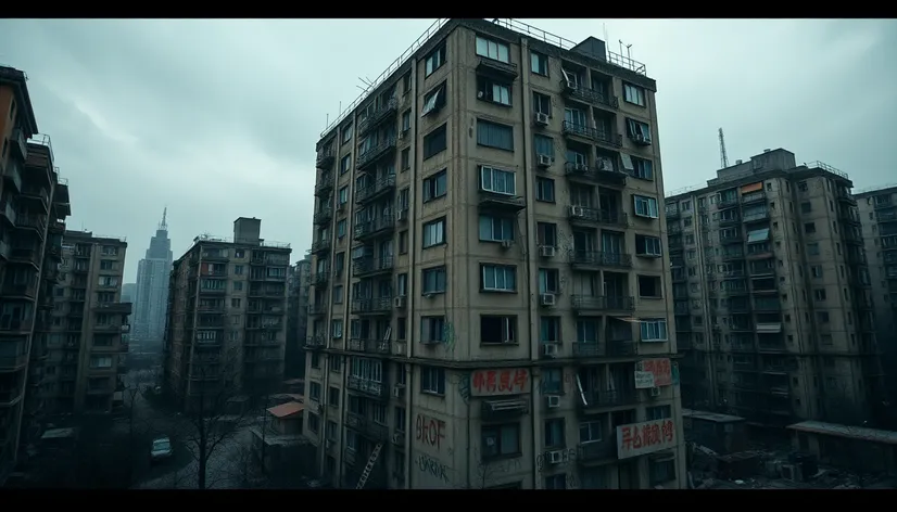 china dystopian apartment block