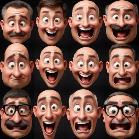 funny cartoon faces